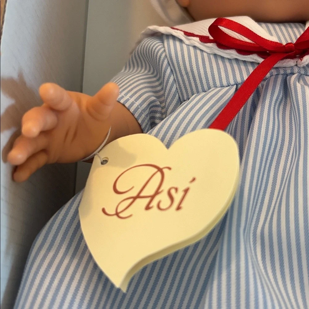 Asi Baby Doll with Striped Outfit Brand New